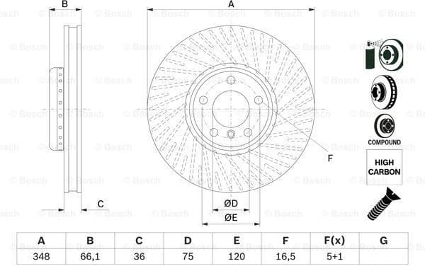 Brake Disc 0986479E18
