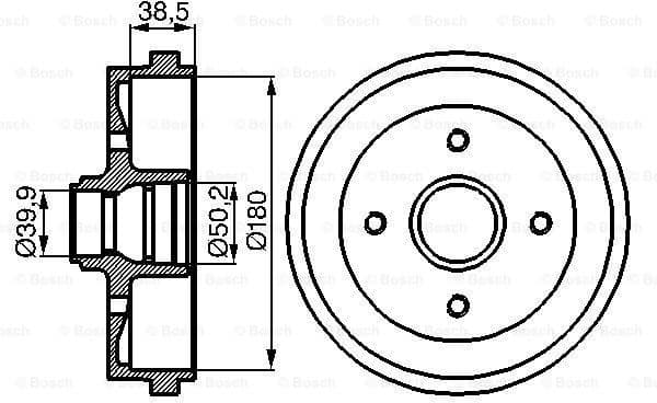 Brake Drum 0986477002