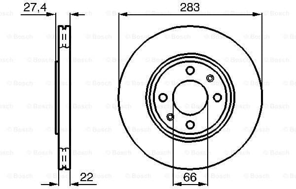 Brake Disc 0986478834