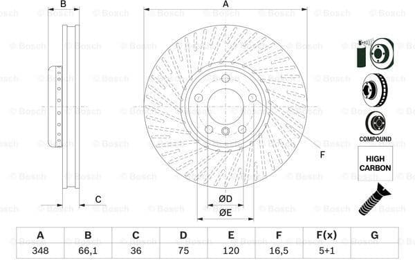 Brake Disc 0986479E19 - image 5