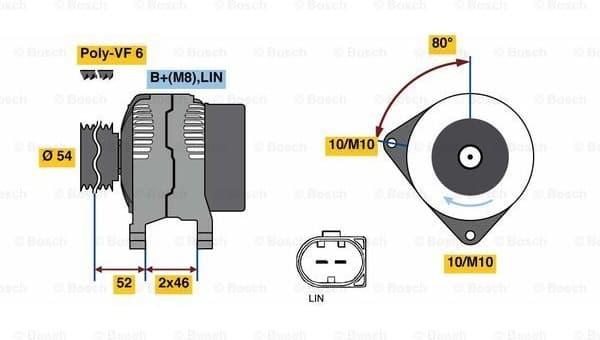 Alternator 0986047960