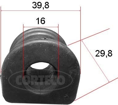 Mounting, stabiliser bar 49371838
