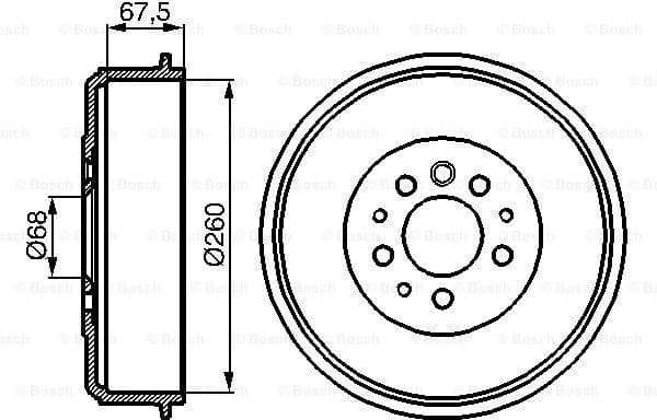 Brake Drum 0986477046