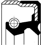 Shaft Seal, wheel hub 19032103B