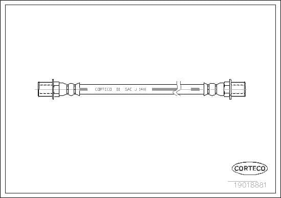 Brake Hose 19018881