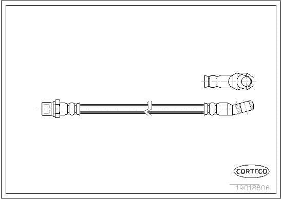 Brake Hose 19018606