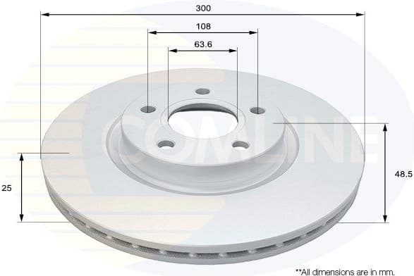Brake Disc COATED ADC1927V