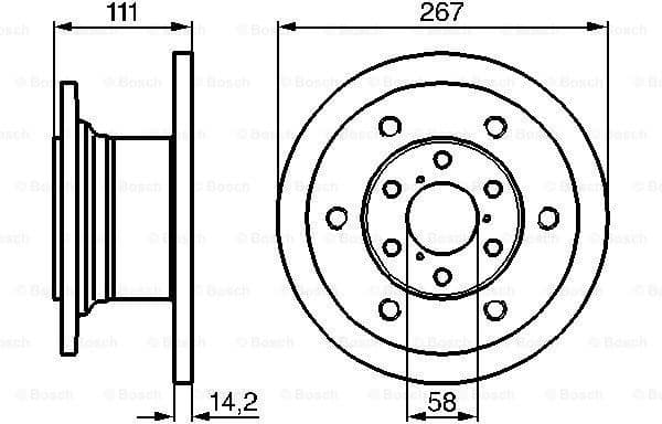 Brake Disc 0986478742