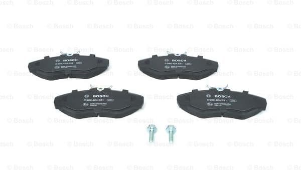 Brake Pad Set, disc brake 0986424531 - image 6