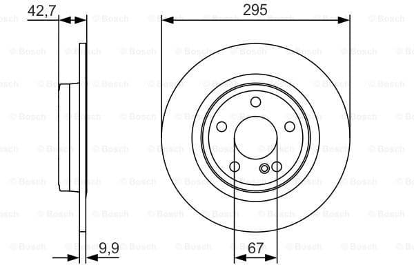 Brake Disc 0986479A04 - image 5
