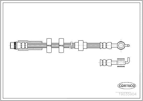 Brake Hose 19035904