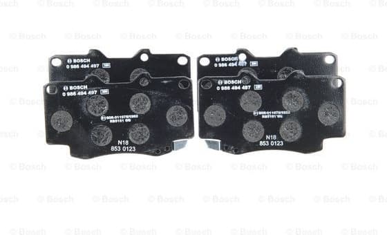 Brake Pad Set, disc brake 0986494497