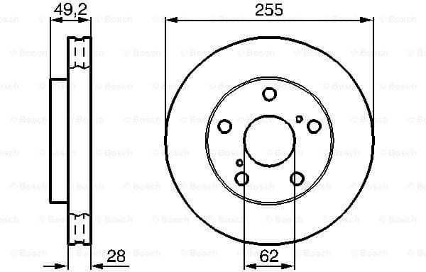 Brake Disc 0986478726