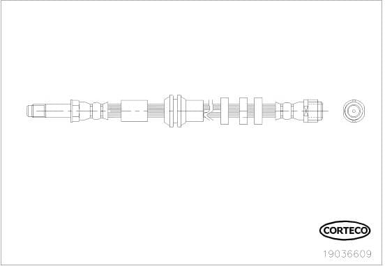 Brake Hose 19036609