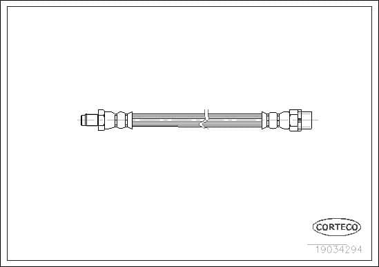 Brake Hose 19034294
