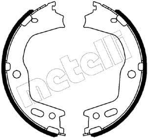 Brake shoes handbrake 53-0497