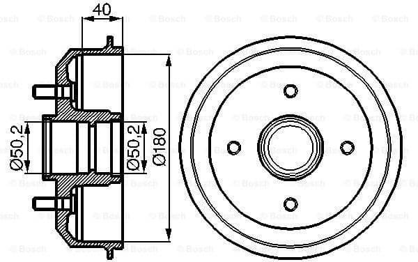 Brake Drum 0986477099