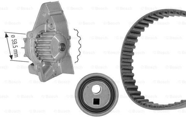 Water Pump & Timing Belt Kit 1987946964