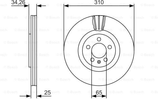 Brake Disc 0986479642