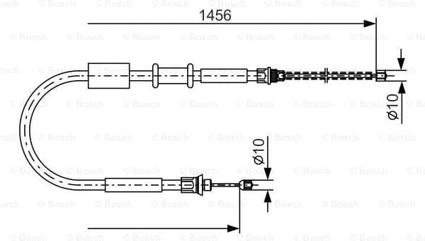 Cable Pull, parking brake 1987477384