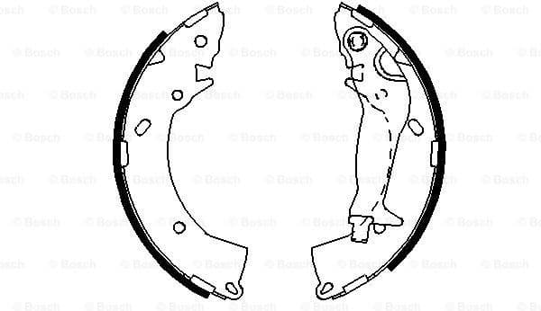 Brake Shoe Set 0986487697