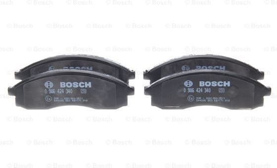 Brake Pad Set, disc brake 0986424340