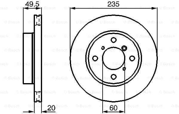 Brake Disc 0986478450