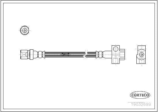 Brake Hose 19032699