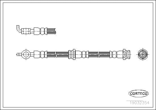 Brake Hose 19032354