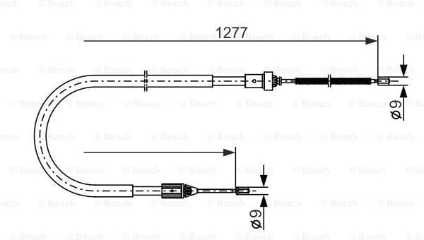Cable Pull, parking brake 1987477645