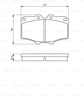 Brake Pad Set, disc brake 0986468520 - image 7