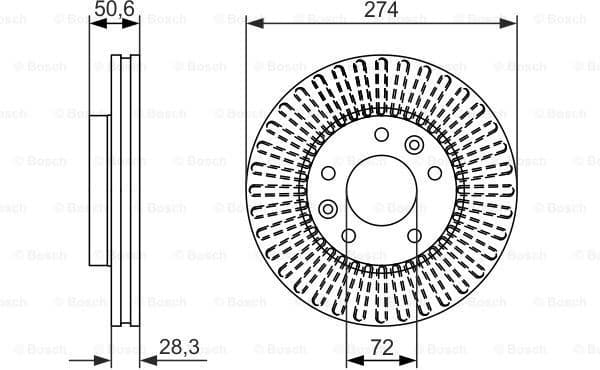 Brake Disc 0986479599 - image 5