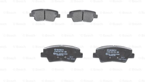 Brake Pad Set, disc brake 0986494768 - image 3