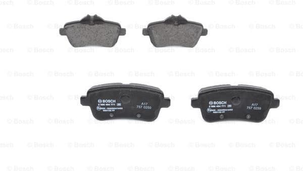 Brake Pad Set, disc brake 0986494771