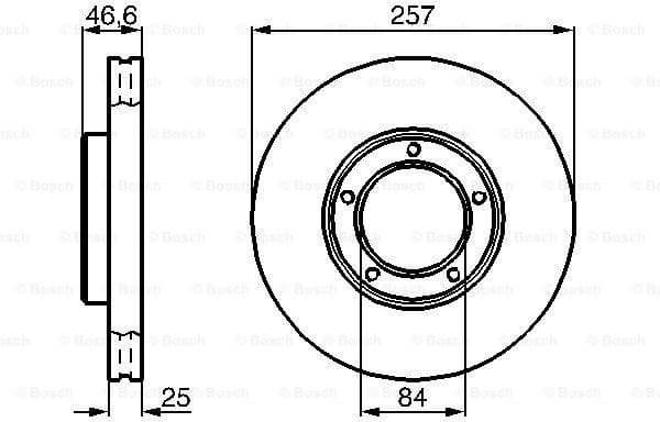 Brake Disc 0986478397