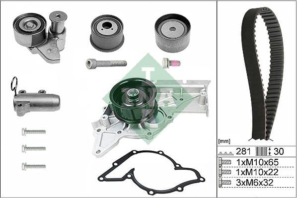 Water Pump & Timing Belt Kit 530048030