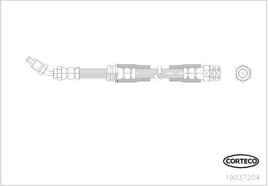 Brake Hose 19037204