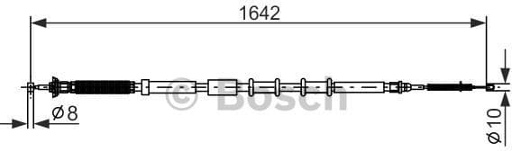 Cable Pull, parking brake 1987477974