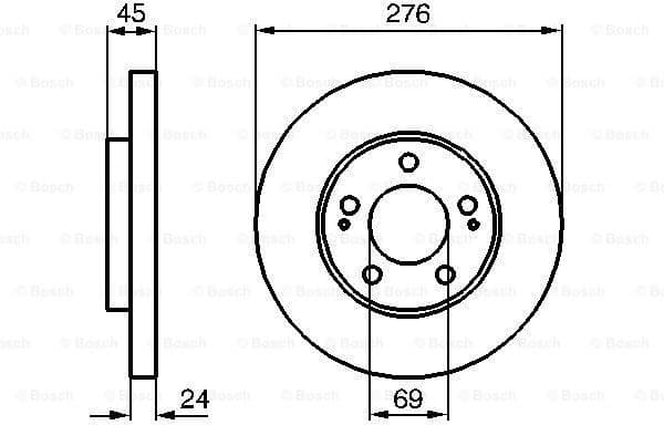 Brake Disc 0986479035