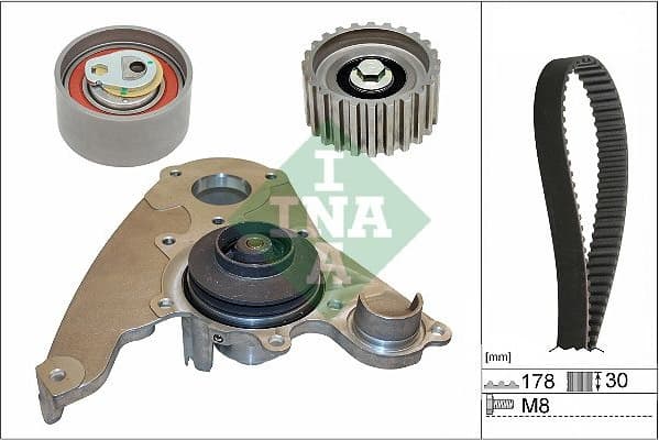 Water Pump & Timing Belt Kit 530023230
