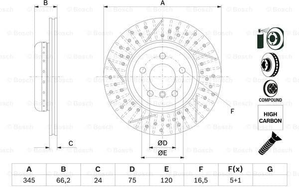 Brake Disc 0986479E15 - image 5
