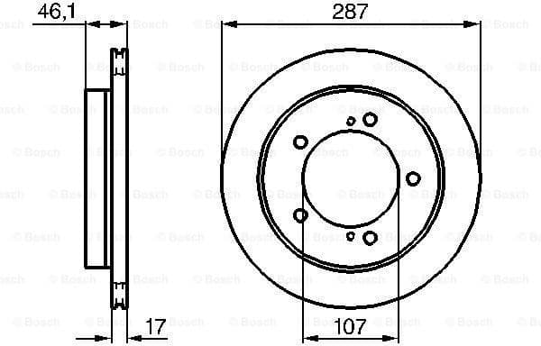 Brake Disc 0986478422 - image 5