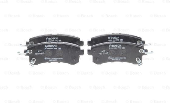 Brake Pad Set, disc brake 0986494778