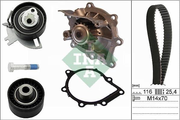 Water Pump & Timing Belt Kit 530069130