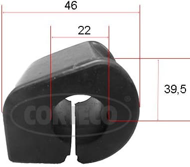 Mounting, stabiliser bar 49371815