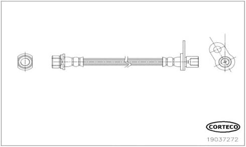 Brake Hose 19037272