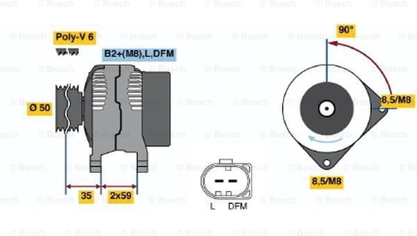 Alternator 0986048891