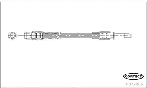 Brake Hose 19037266