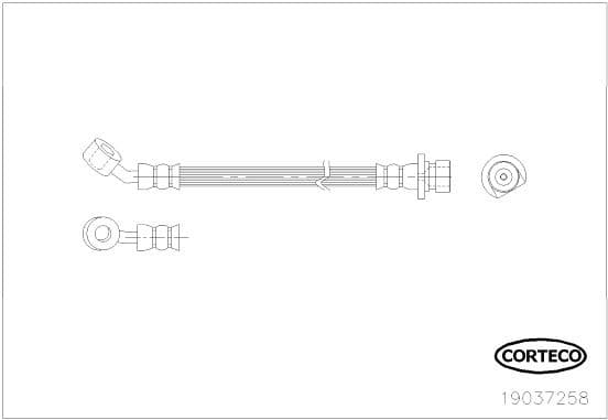 Brake Hose 19037258