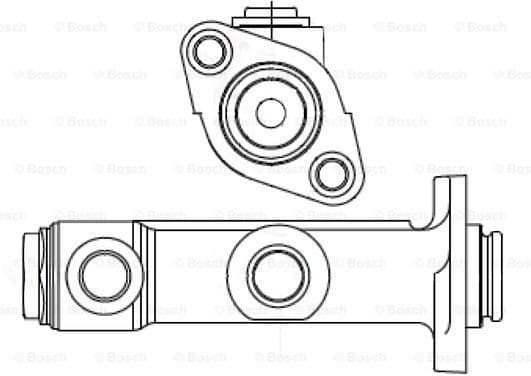 Master Cylinder, clutch 0986486000 - image 2